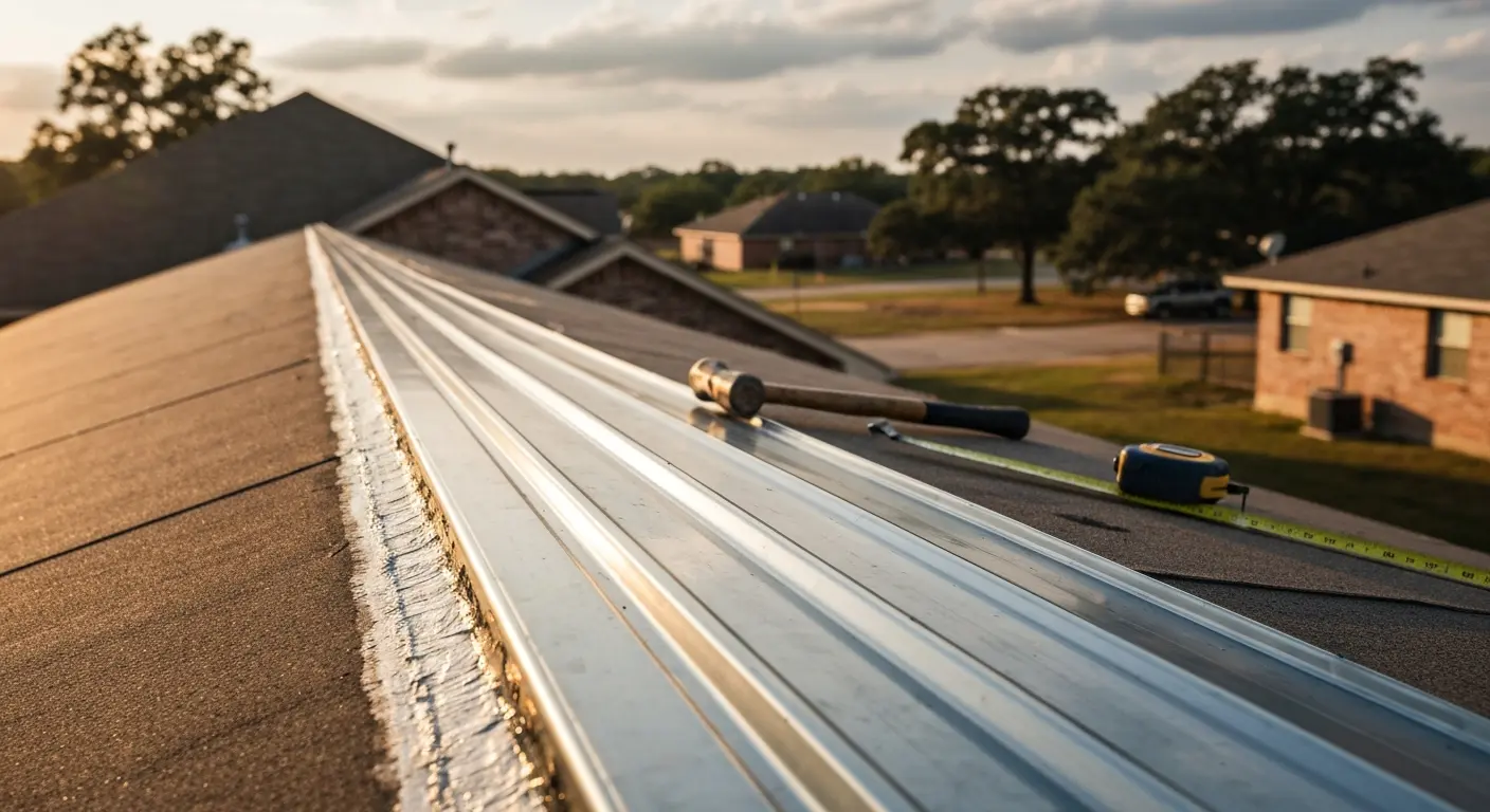 Roof repair work