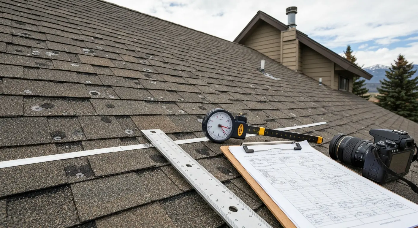 Hail damage inspection