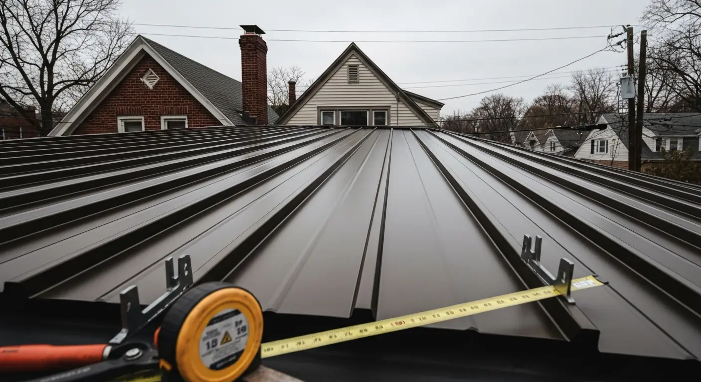 Metal roofing installation Cleveland