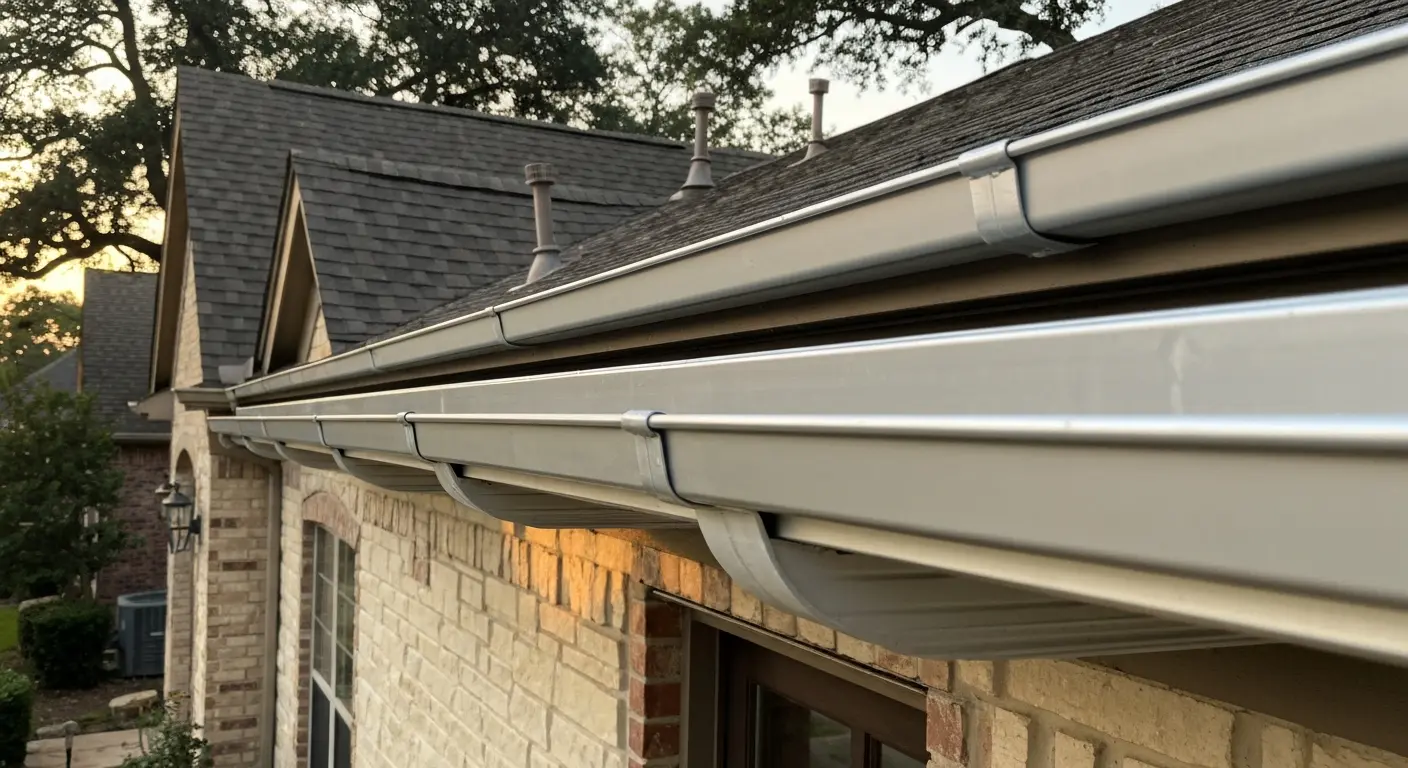 Sectional gutter setup