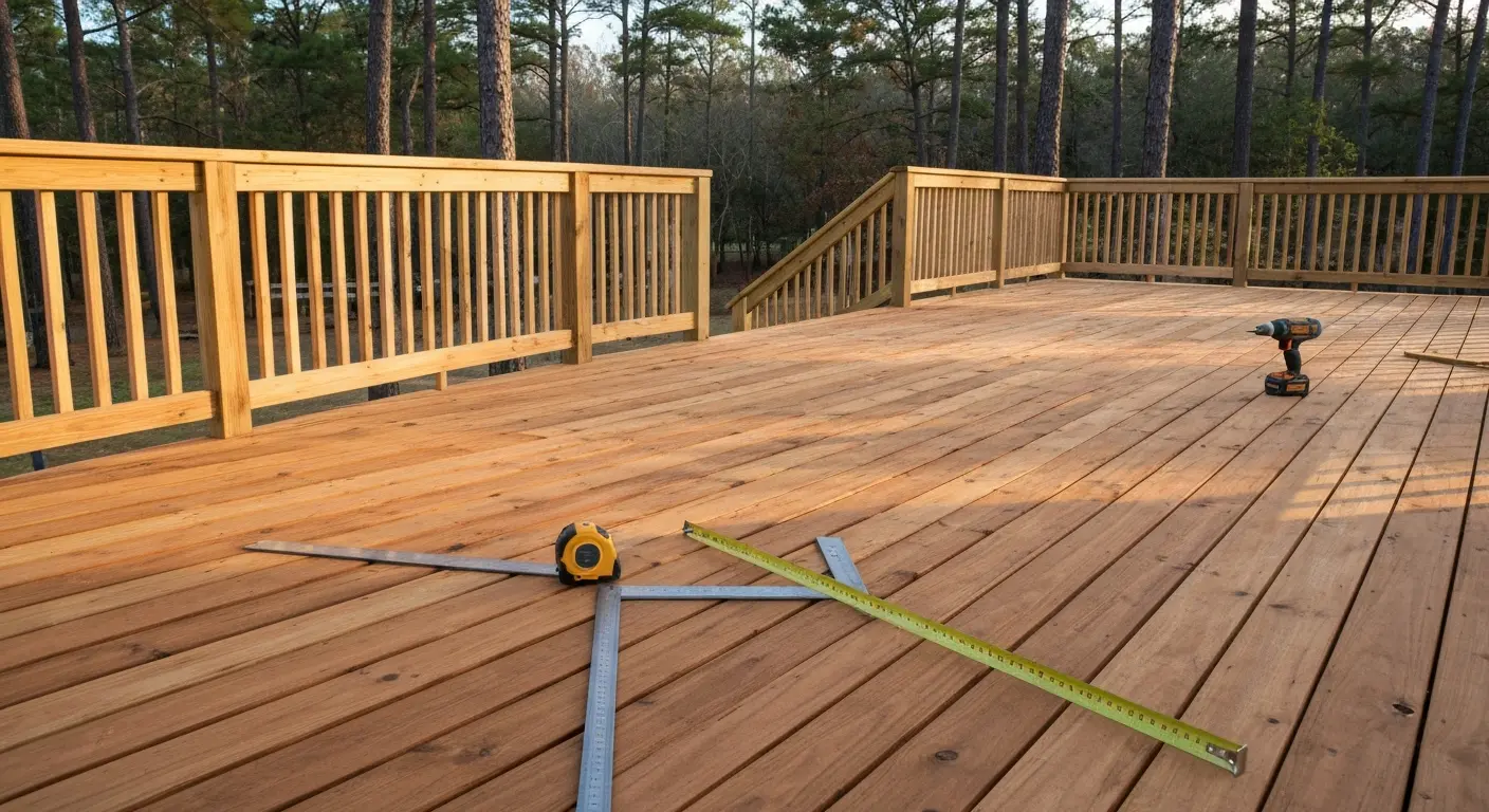 Deck construction project