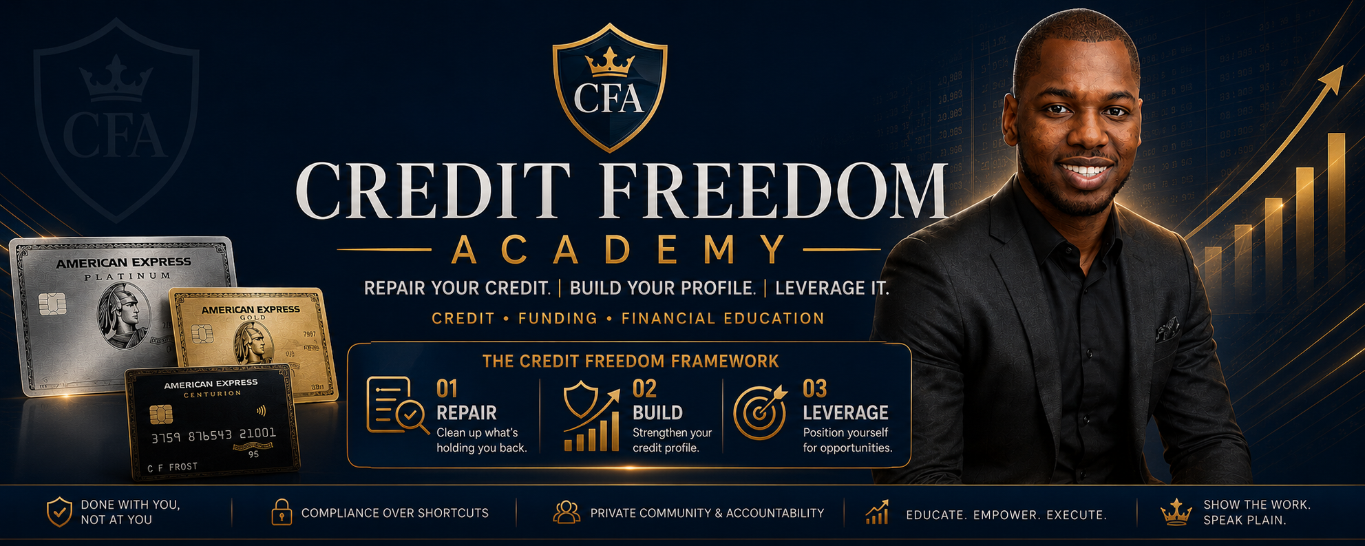 Credit Freedom Academy banner for RSC's Community Repair program
