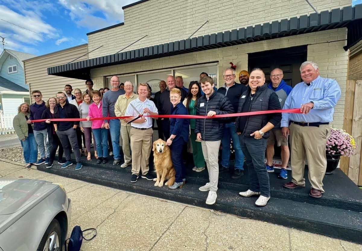 Minder Media ribbon cutting in Springfield, Illinois