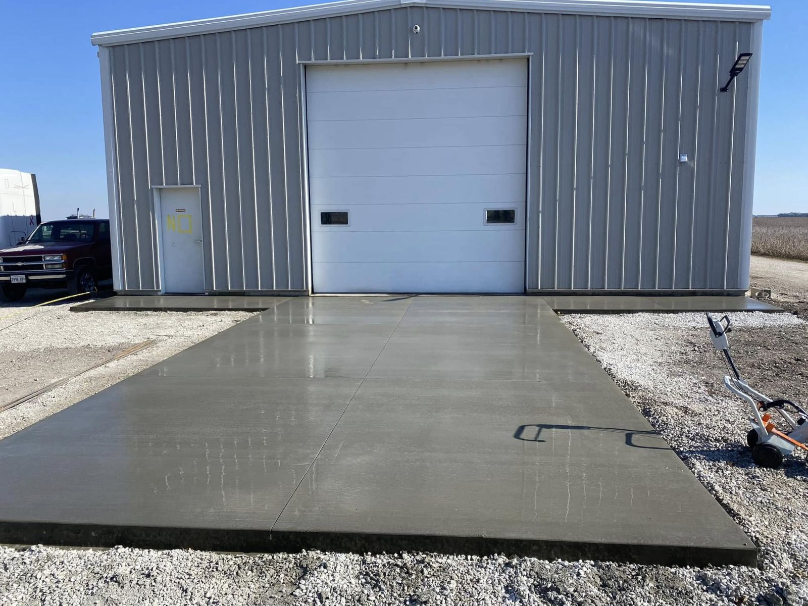 Concrete installation project