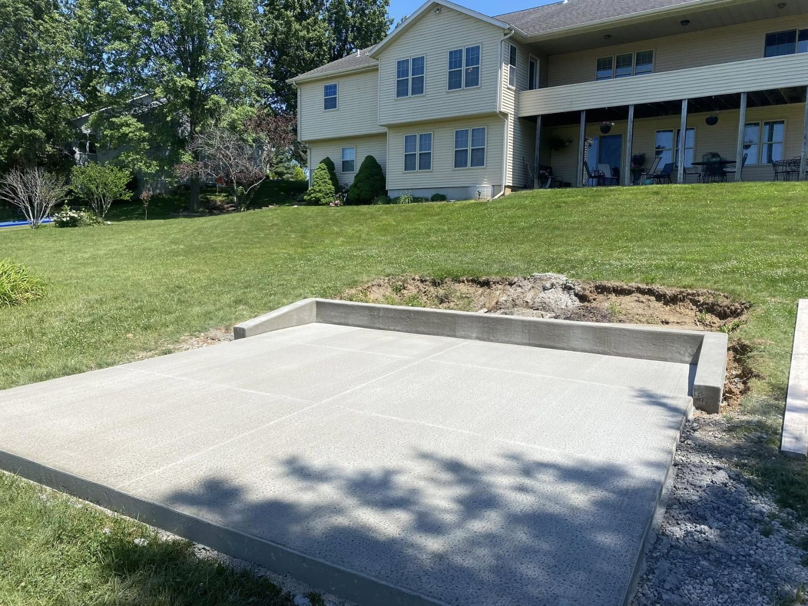 Miscellaneous concrete surface