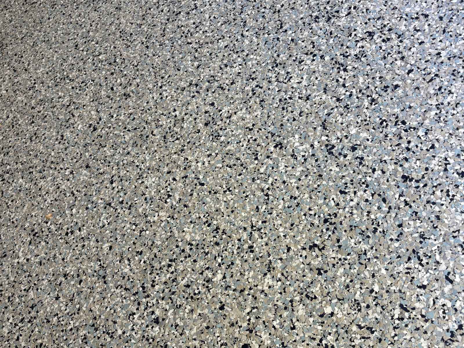Epoxy flooring in interior space