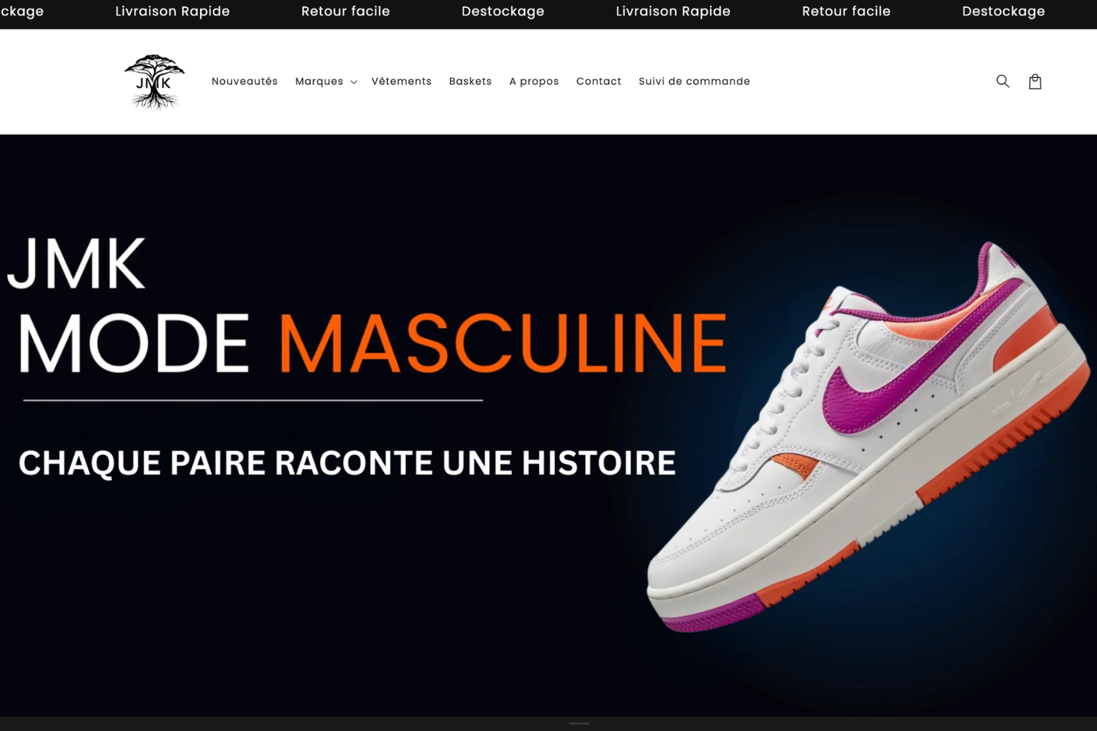 Réalisation site web