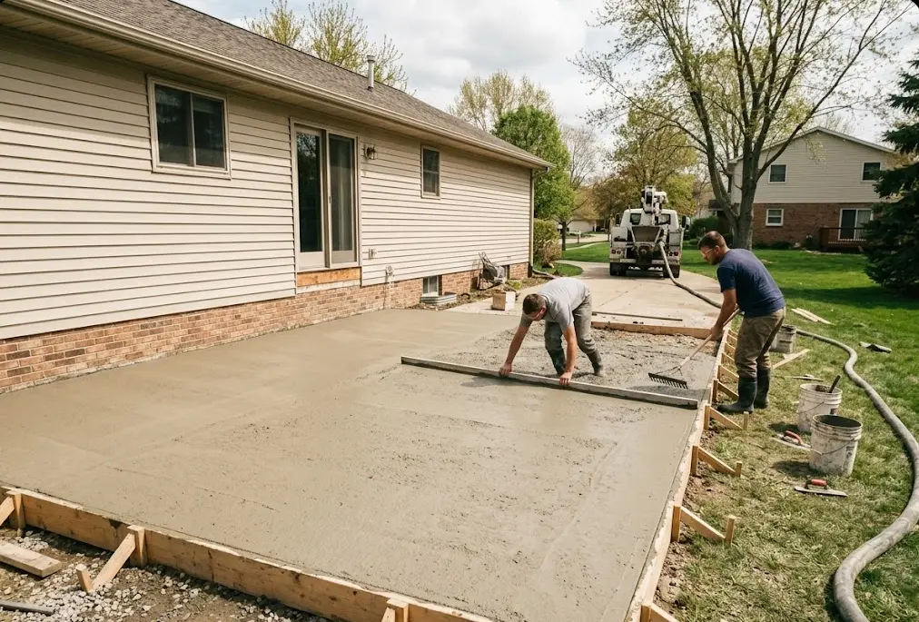 Concrete Slabs & Patios in Union