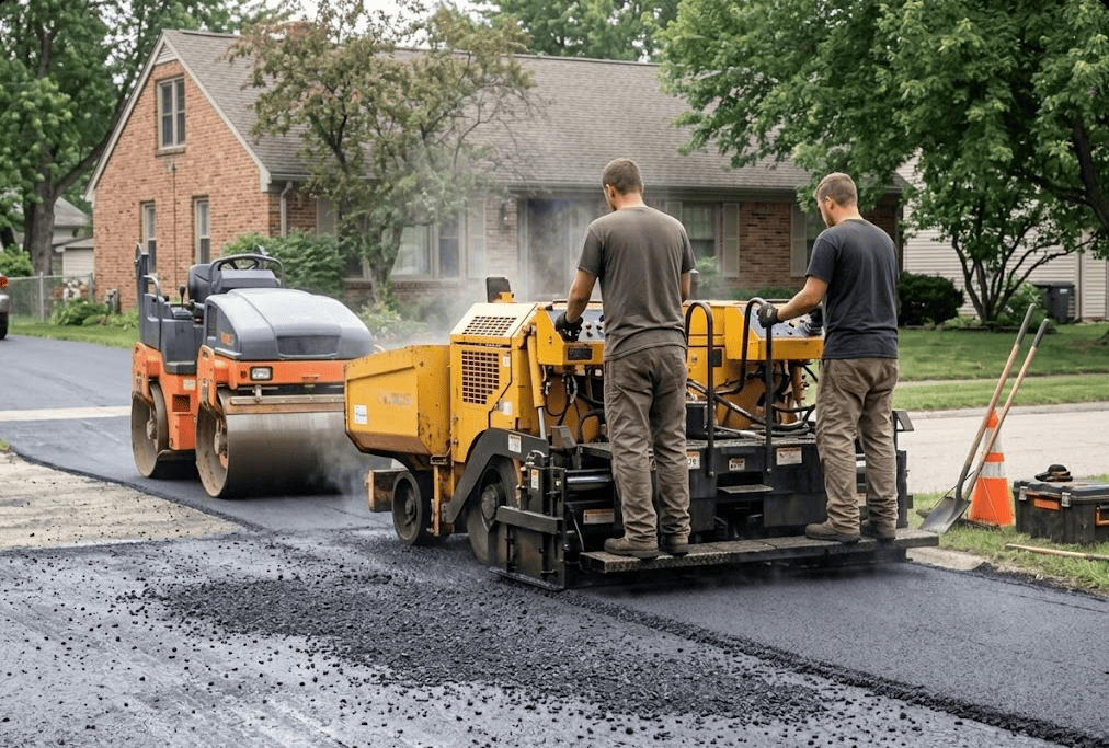 Roselle Asphalt Driveway Installation