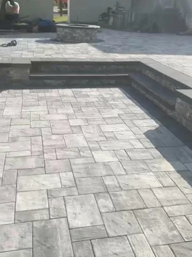 Belgian Block Curb Installation Union