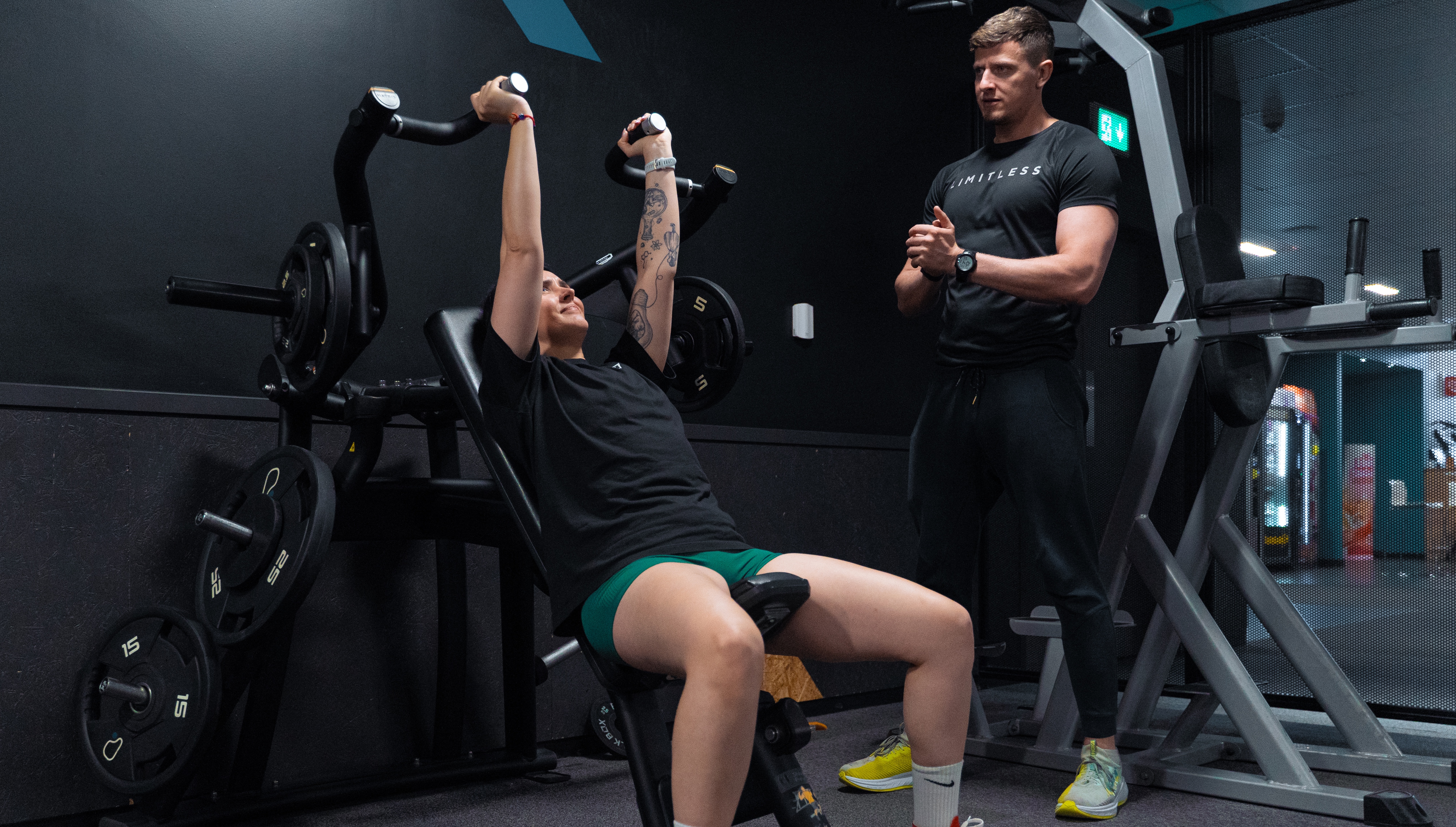 Personal training session in Southampton gym