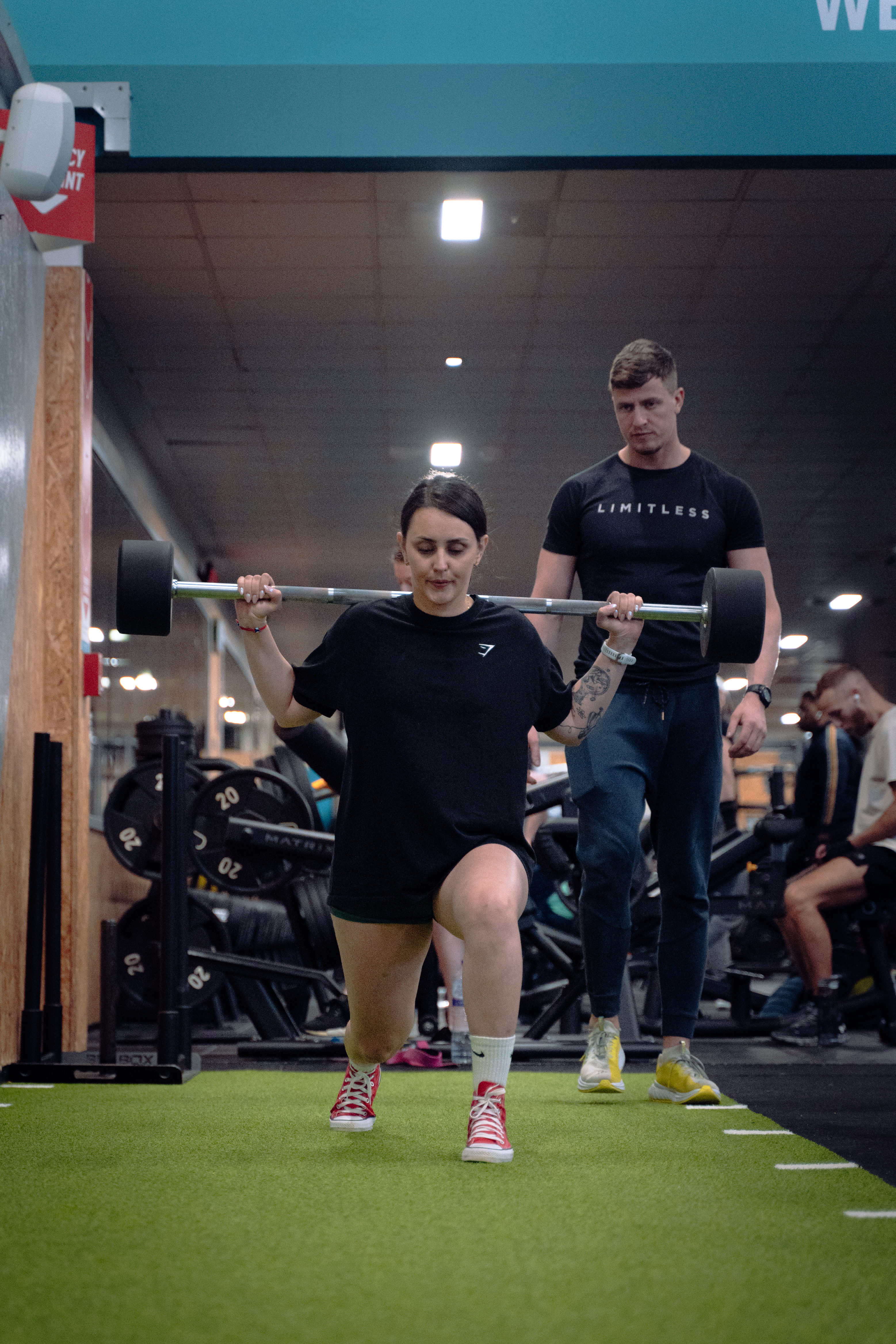 Nick coaching client barbell training Southampton