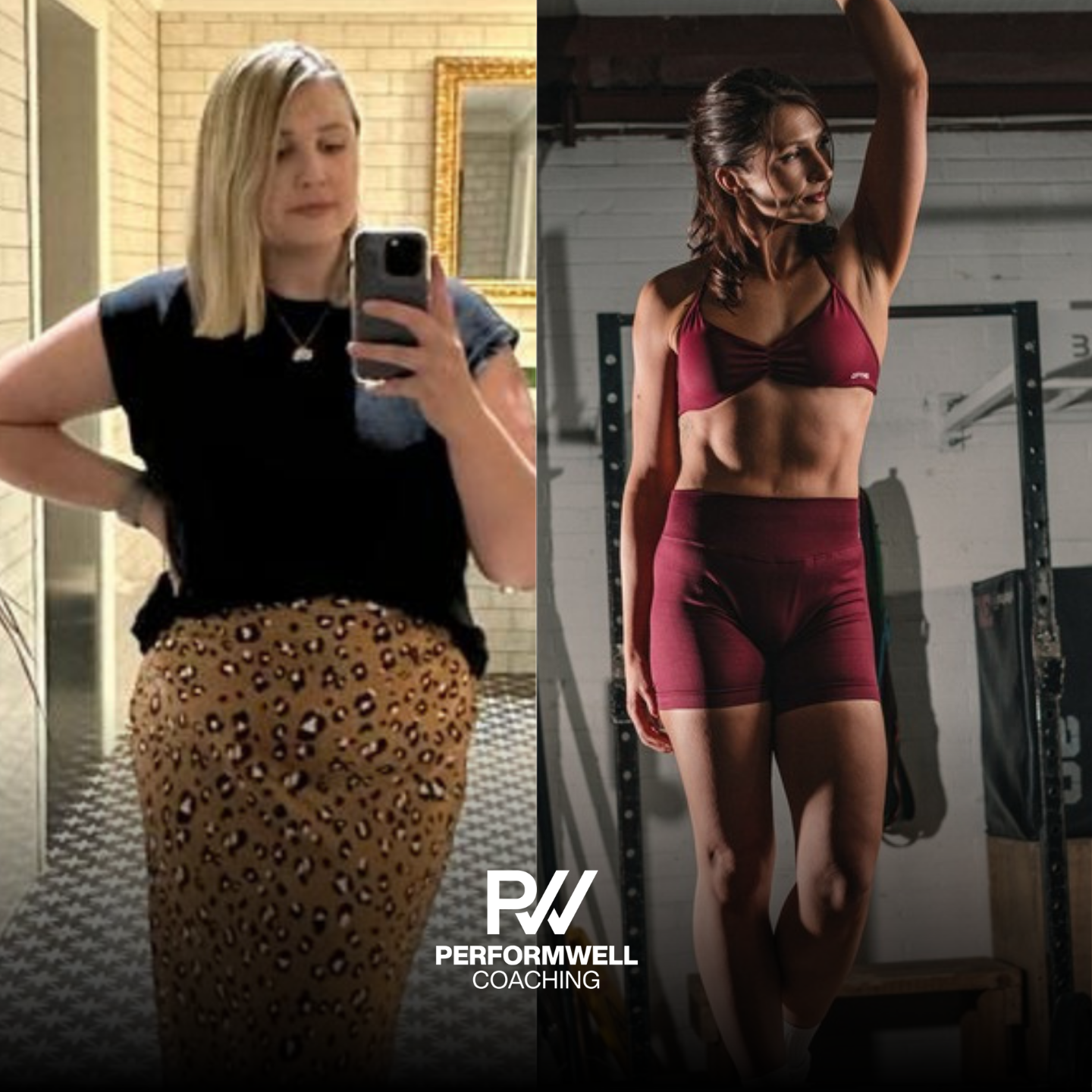 Emmie transformation, busy mum body transformation, online coaching