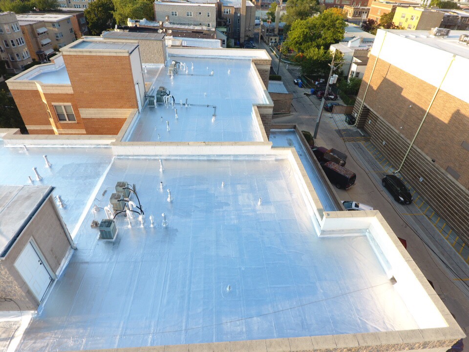 Completed roofing work by Allied Construction and Roofing