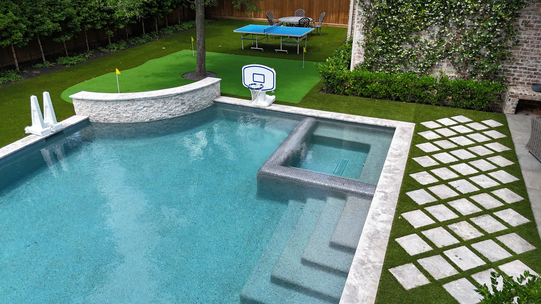 Outdoor living patio