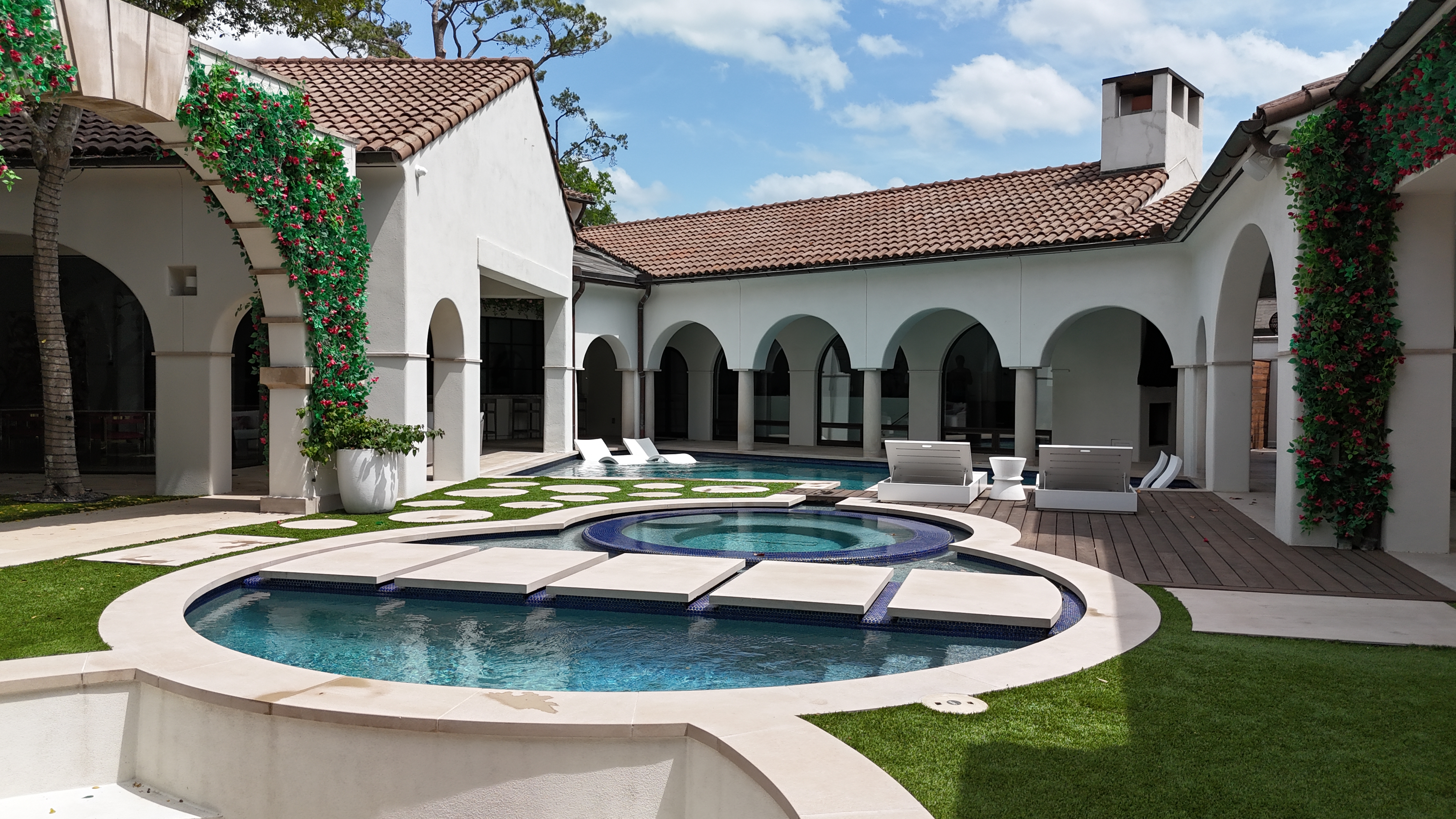 Luxury backyard transformation