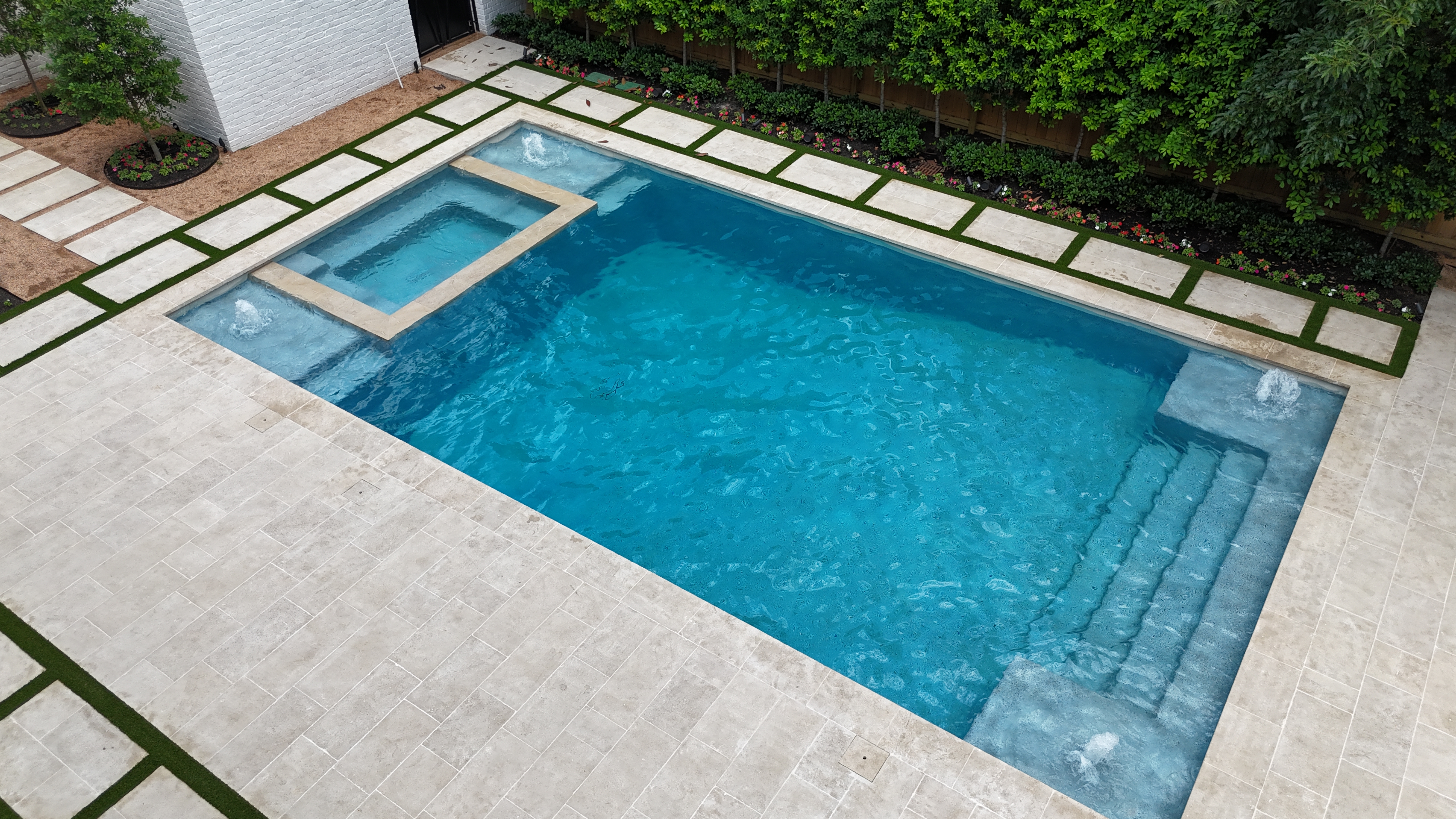 Luxury backyard transformation