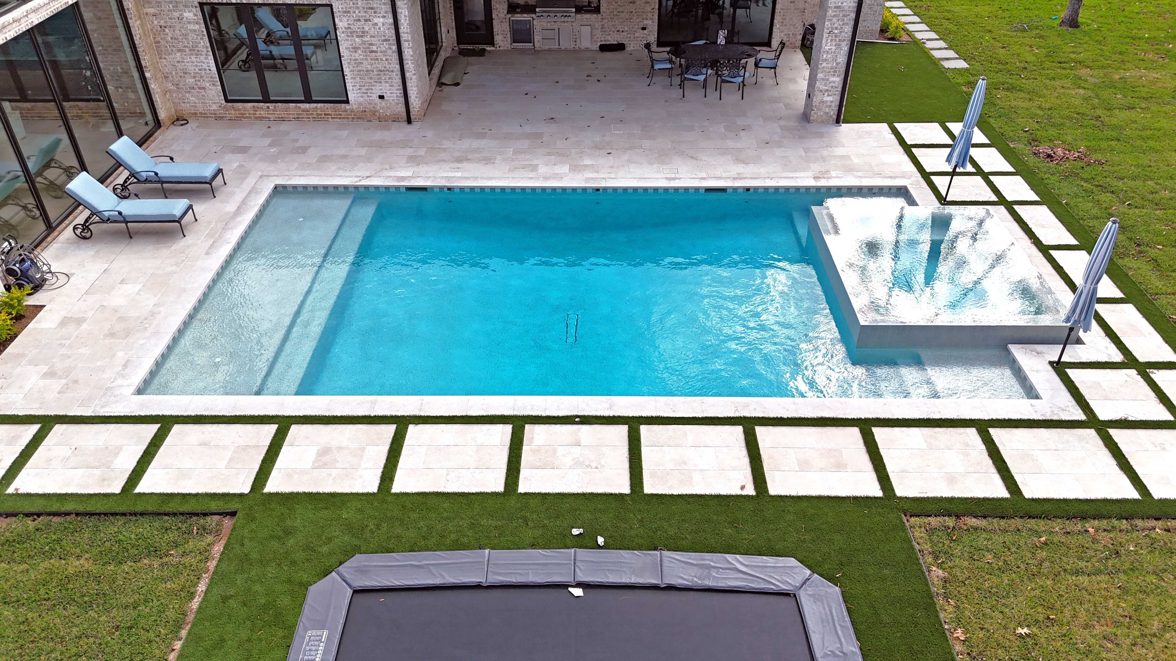 Luxury backyard transformation