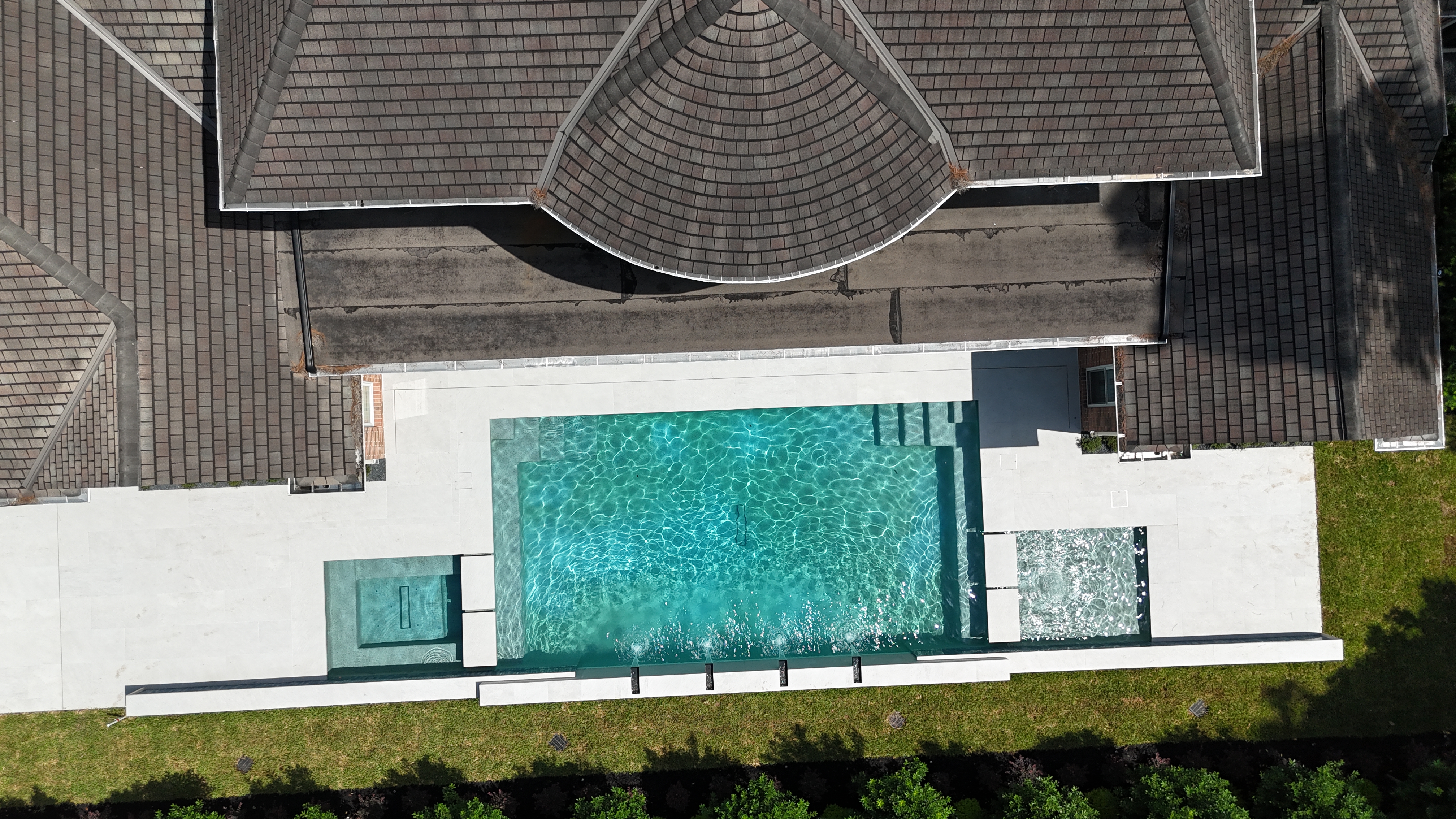 Luxury backyard transformation