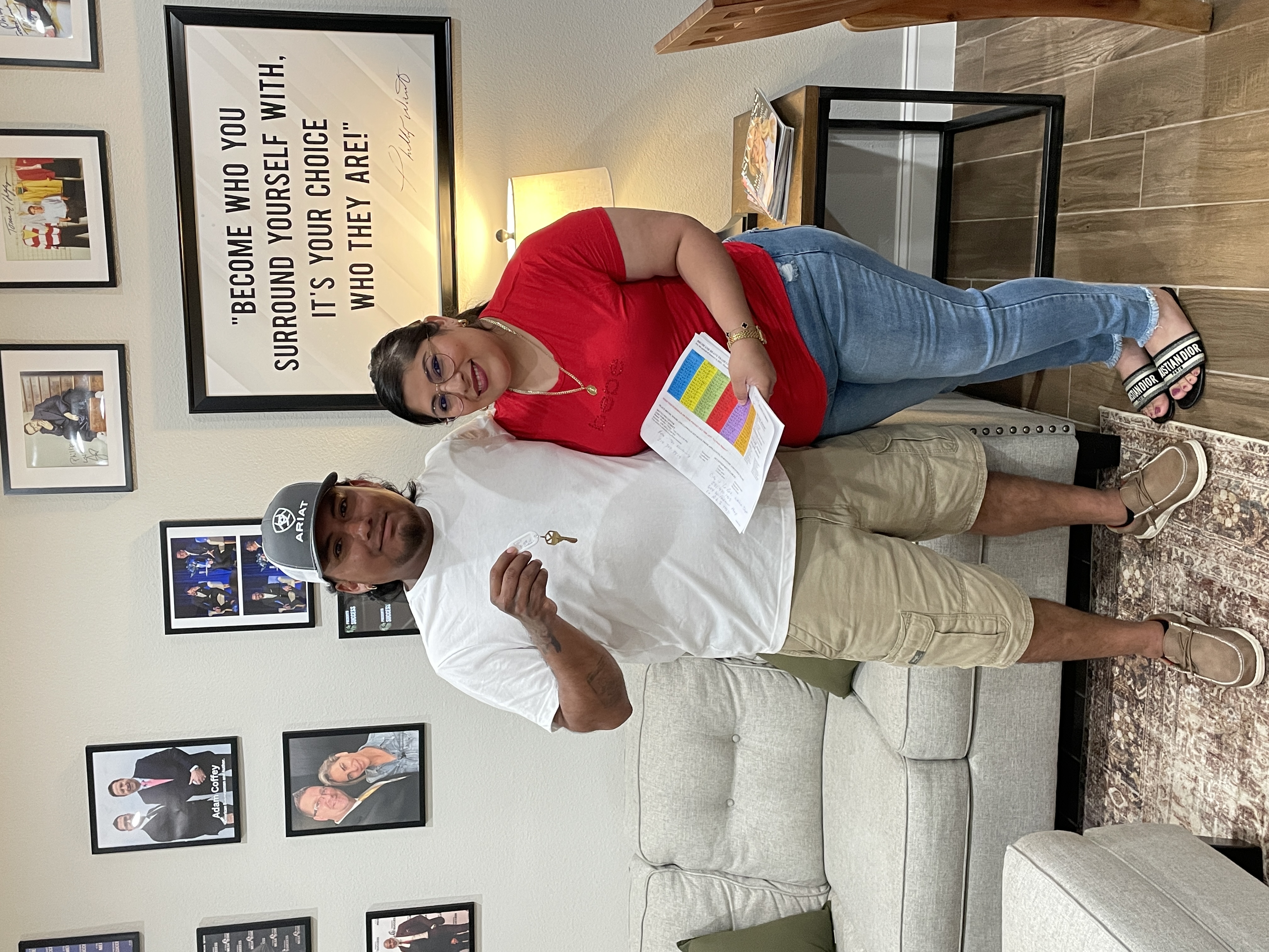 Happy new homeowners