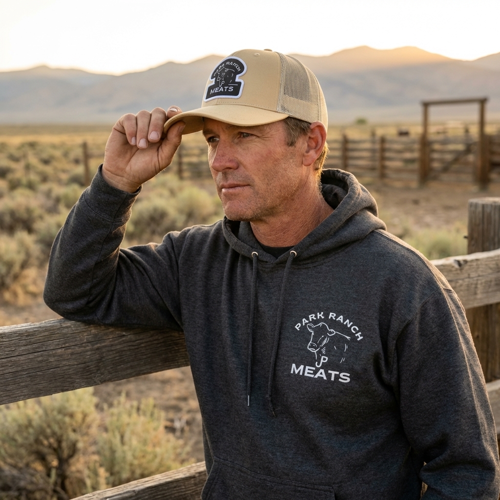 Park Ranch Meats branded merchandise