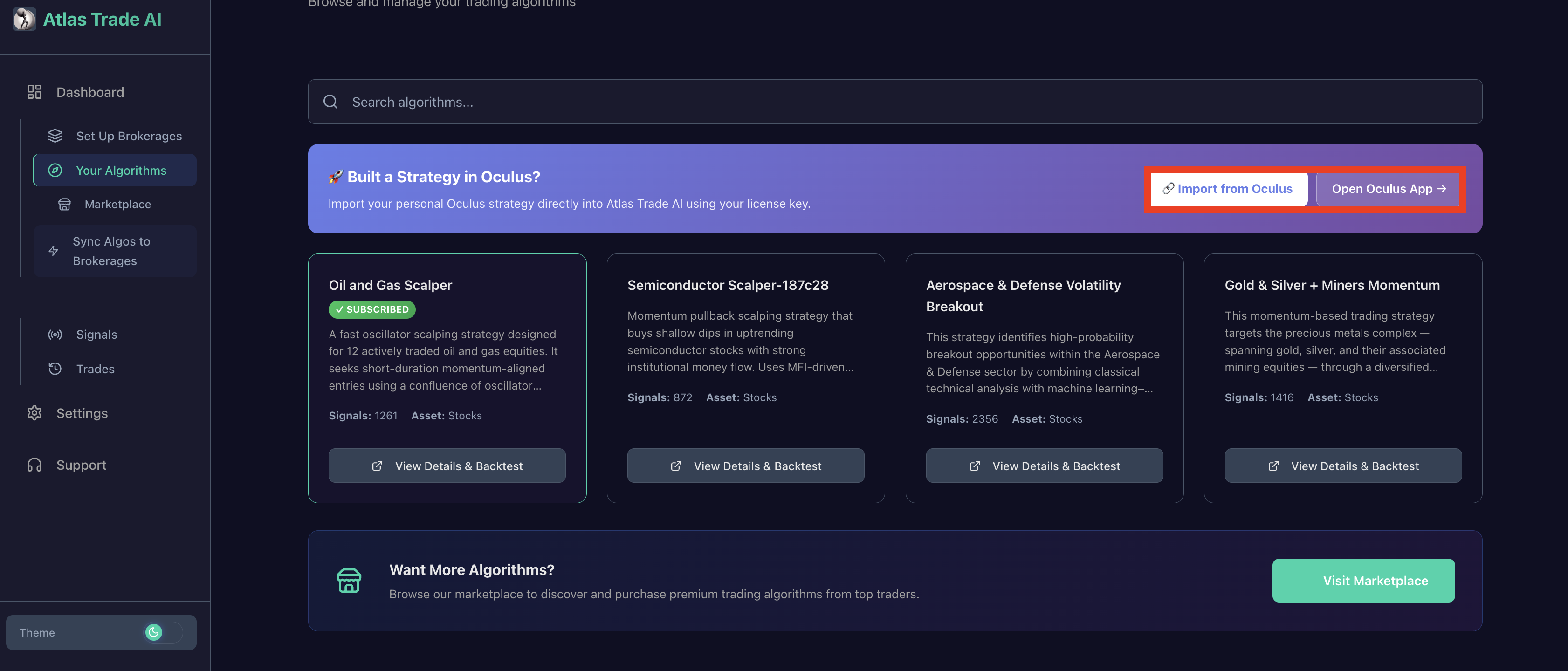 Platform UI