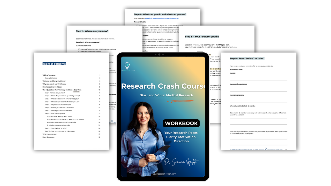 Your Research Reset Workbook