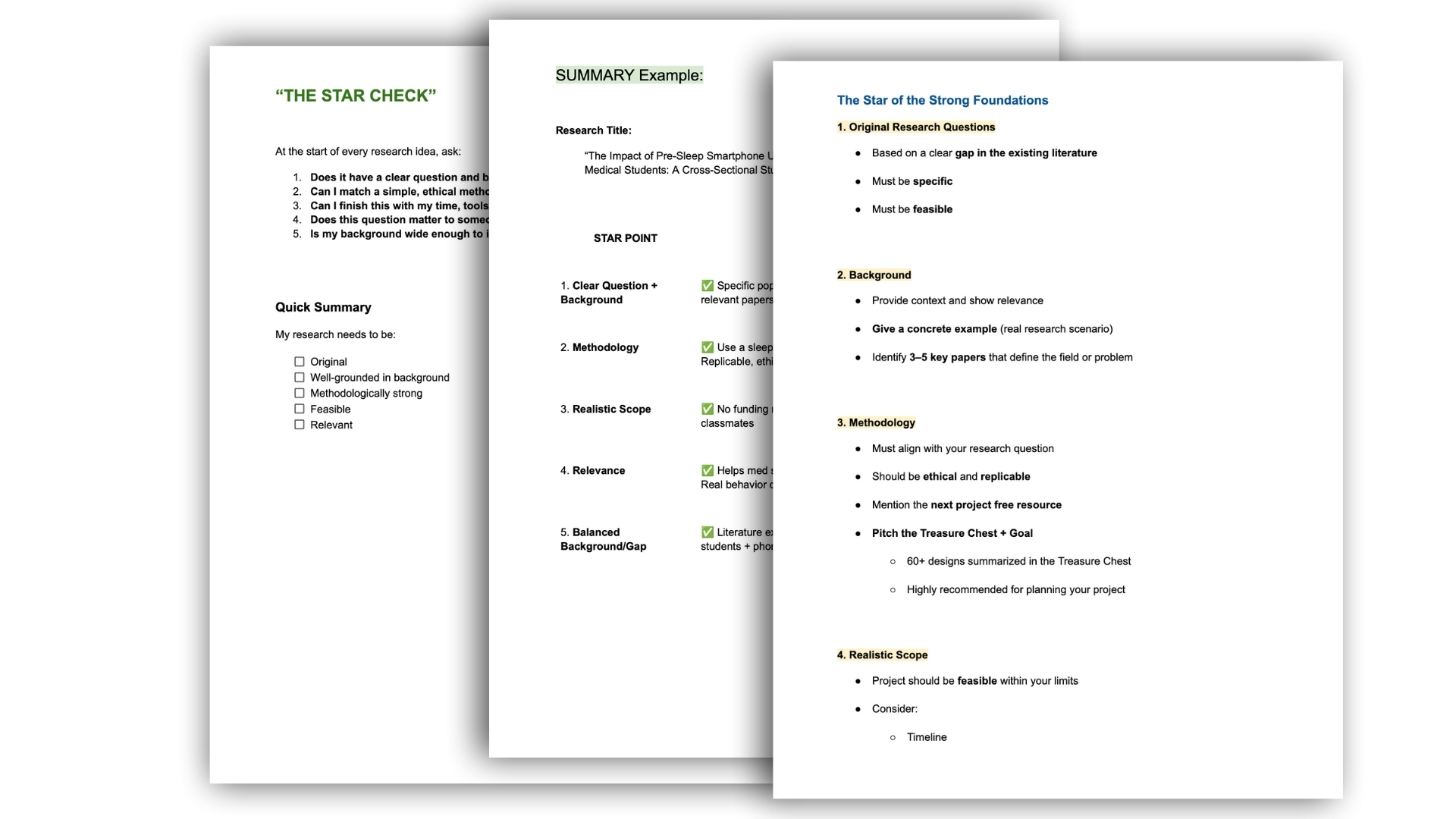 Publication-Ready Project Blueprint using the STAR Framework