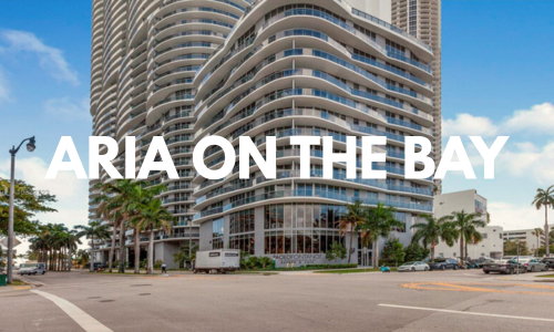 departamentos en venta en el edificio Aria on the bay, edgewater