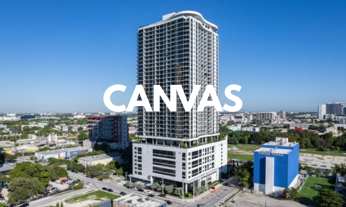 departamentos en venta en el edificio Canvas, edgewater