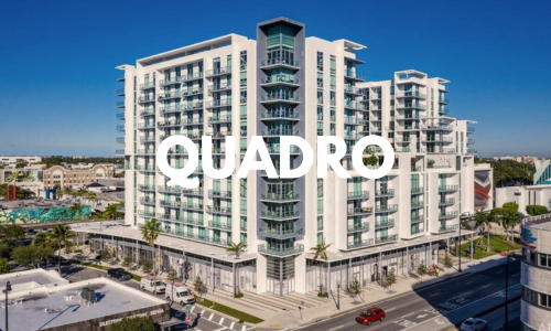 departamentos en venta en el edificio Quadro, edgewater