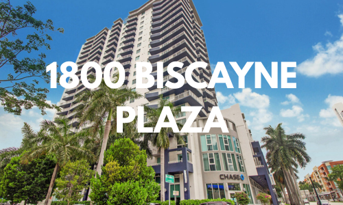 departamentos en venta en el edifício  1800 Biscayne Plaza, edgewater