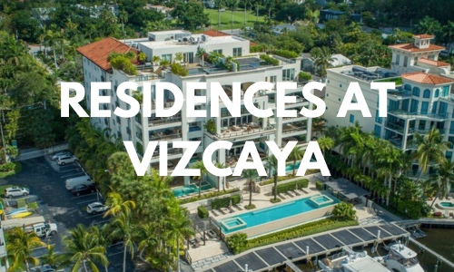 departamentos en venta en el edificio Residences at Vizcaya, coral gables