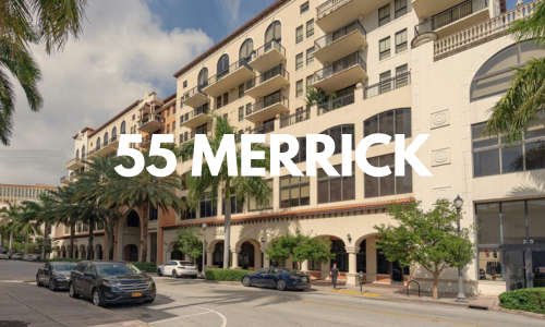 departamentos en venta en el edificio 55 Merrick, coral gables