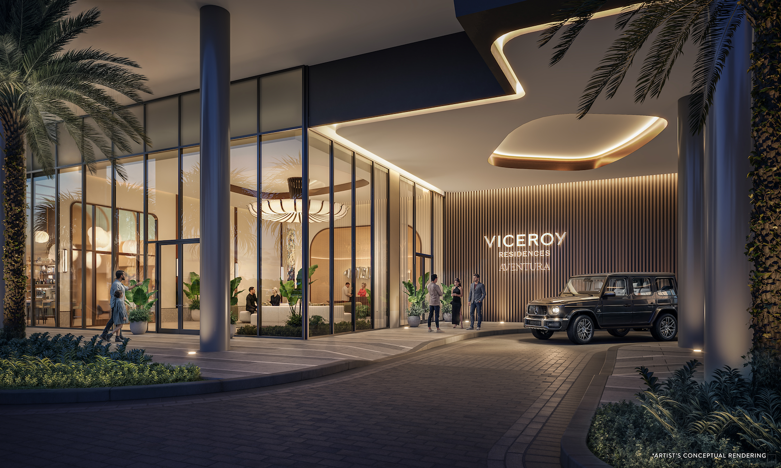 departamentos en venta en el edificio Viceroy residences aventura, aventura