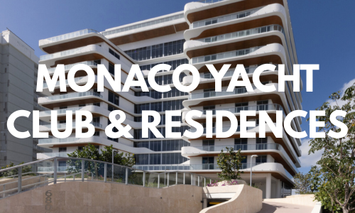 departamentos en venta en el edifício Monaco Yacht Club & Residences, Miami beach