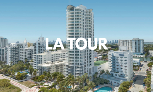 departamentos en venta en el edifício La Tour, Miami beach