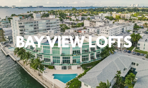 departamentos en venta en el edifício Bay View Lofts, north bay village