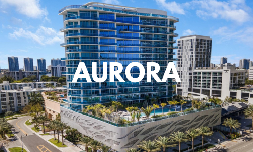 departamentos en venta en el edifício Aurora, Sunny isles beach