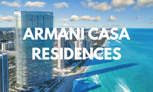 departamentos en venta en el edifício Armani Casa Residences, Sunny isles beach