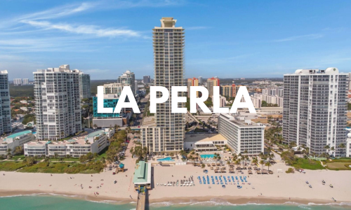 departamentos en venta en el edifício La Perla, Sunny isles beach