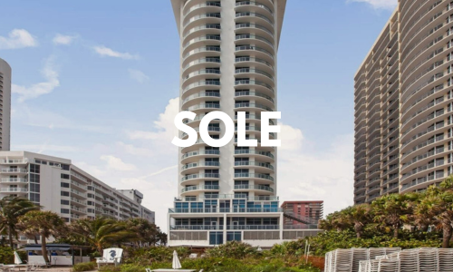 departamentos en venta en el edifício Sole, Sunny isles beach