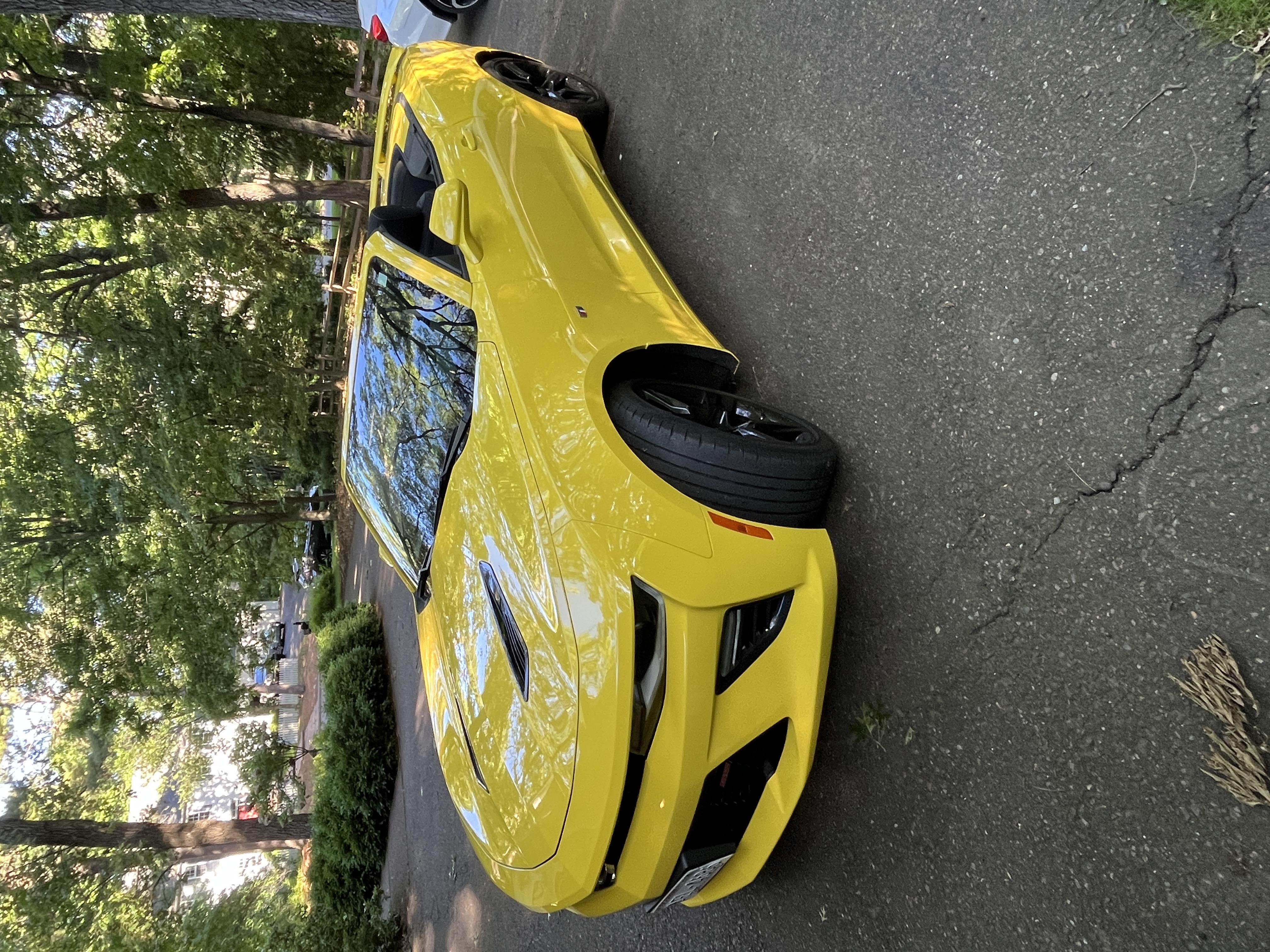 Yellow Camaro convertible with deep ceramic gloss — ceramic coating Eau Claire