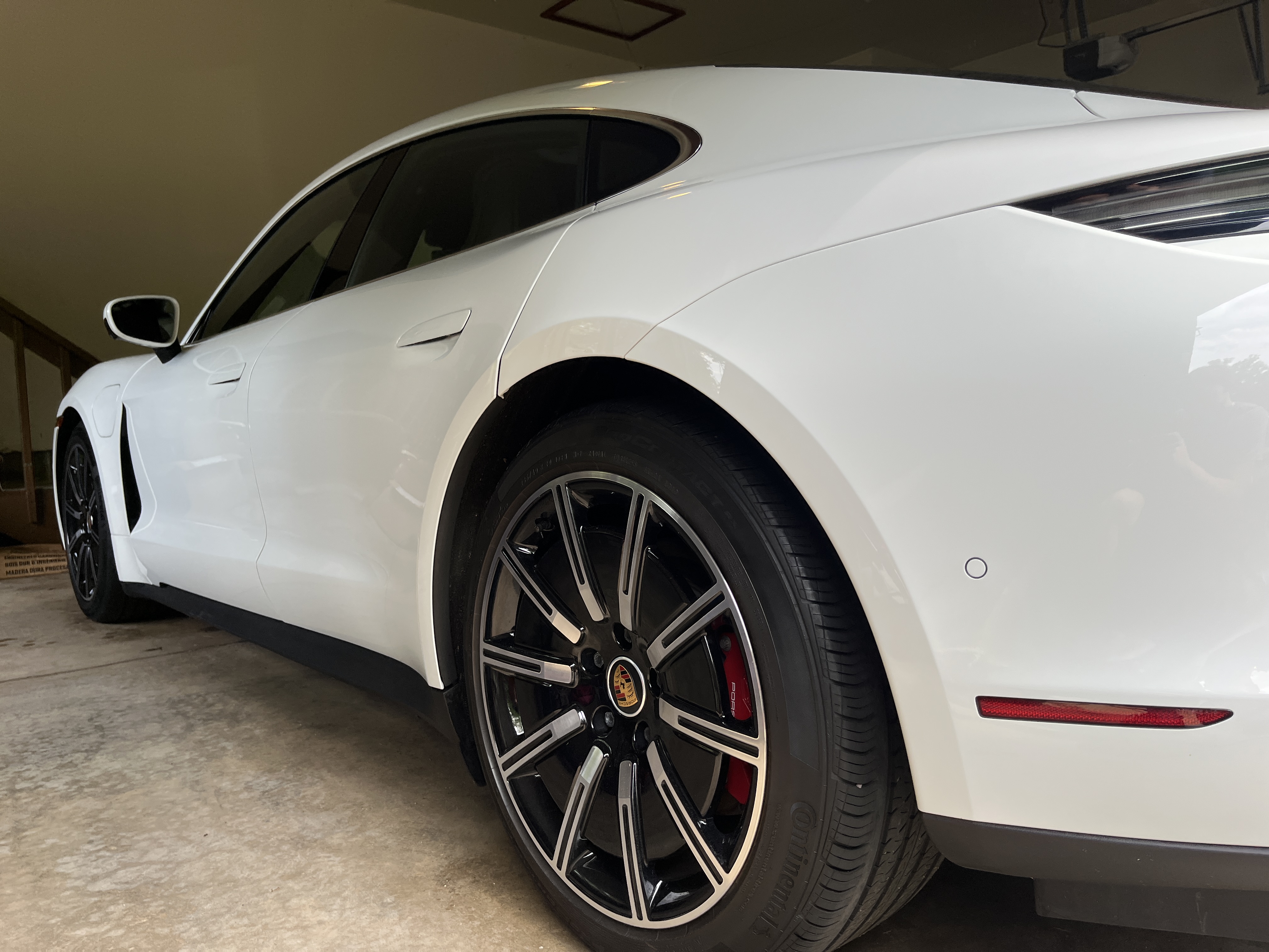 Glossy white Porsche after exterior detail — exterior car detailing Chippewa Falls