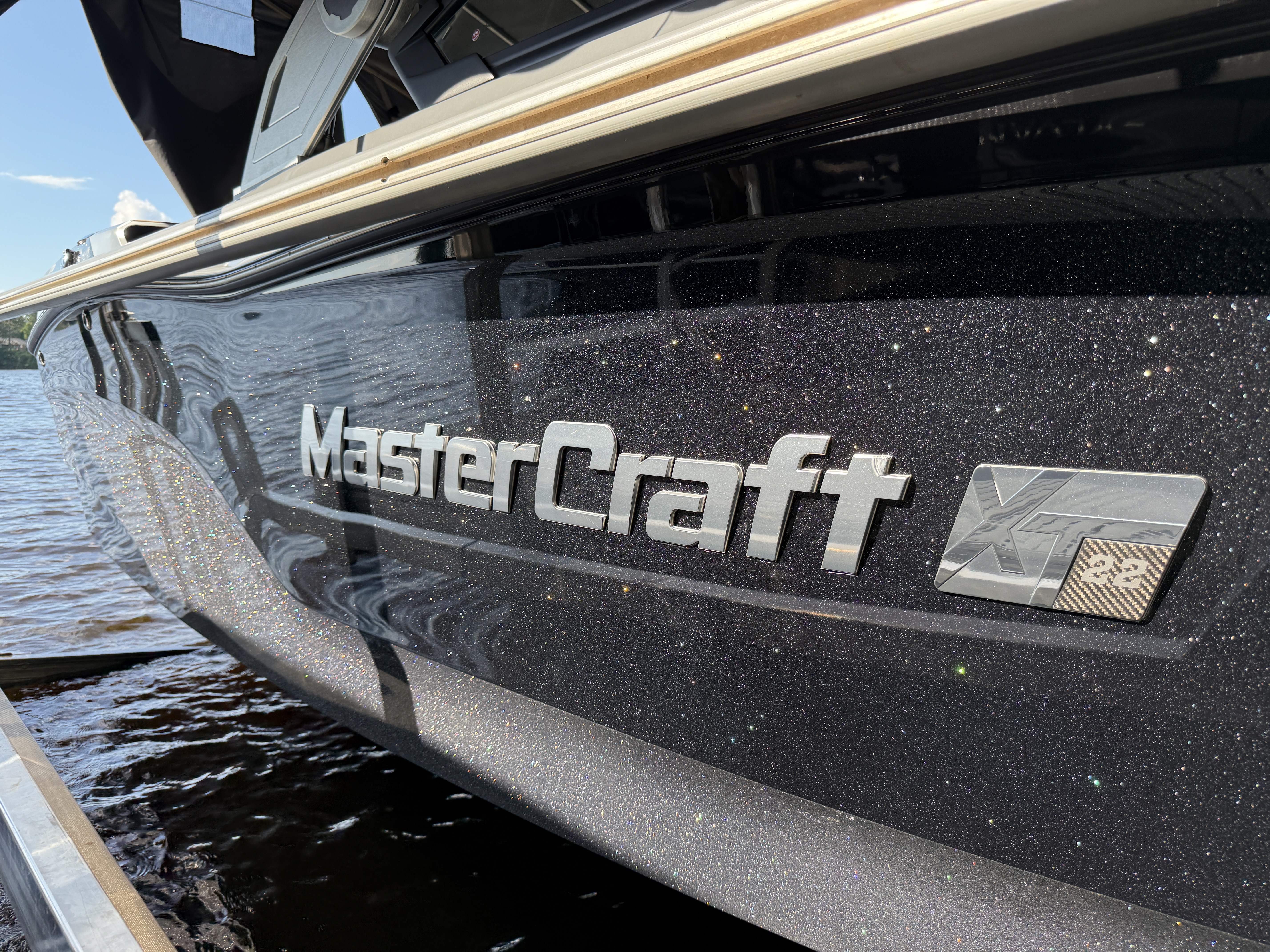 MasterCraft boat detailed on the water — boat and watercraft detailing Wisconsin