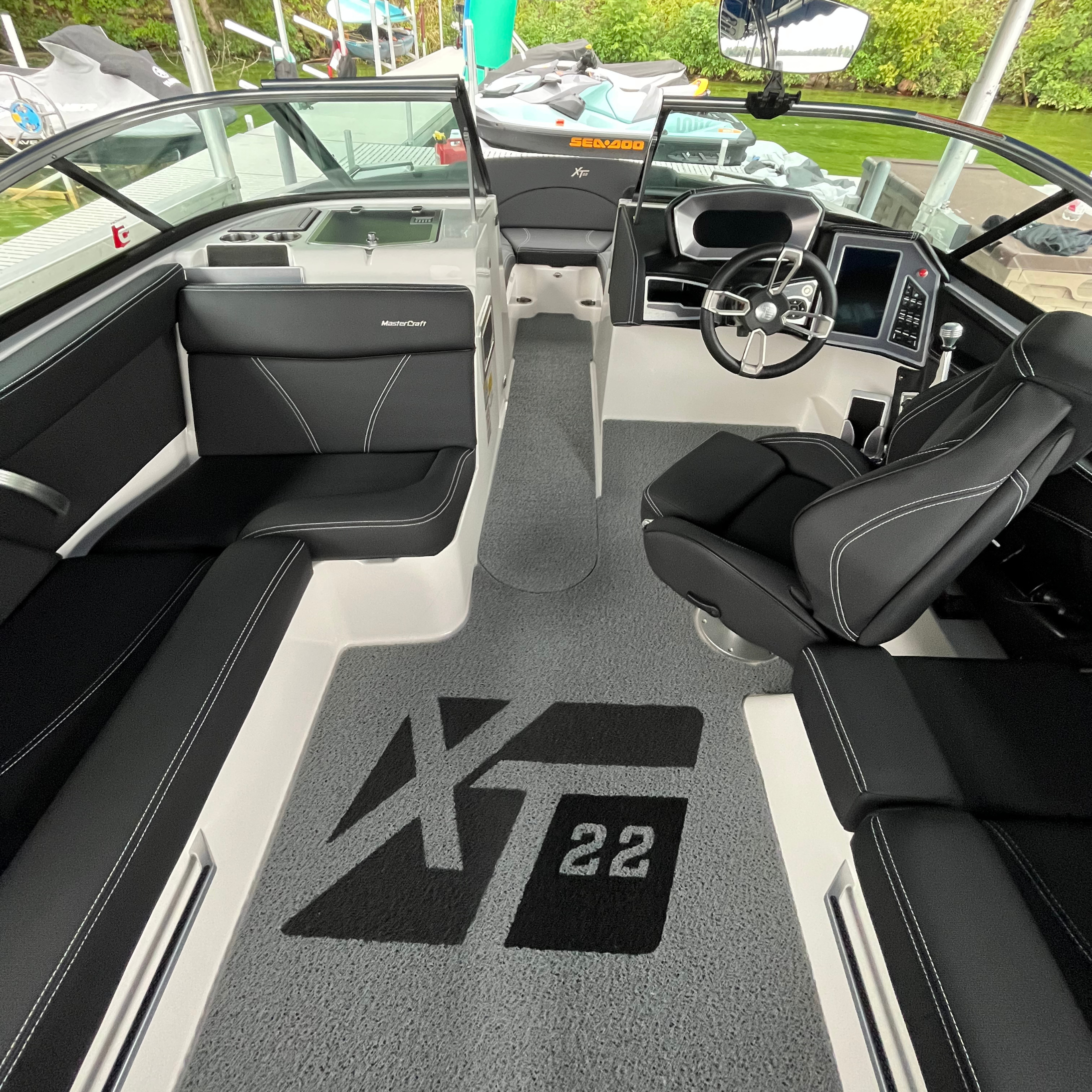 MasterCraft boat interior detailed — boat detailing Chippewa Falls