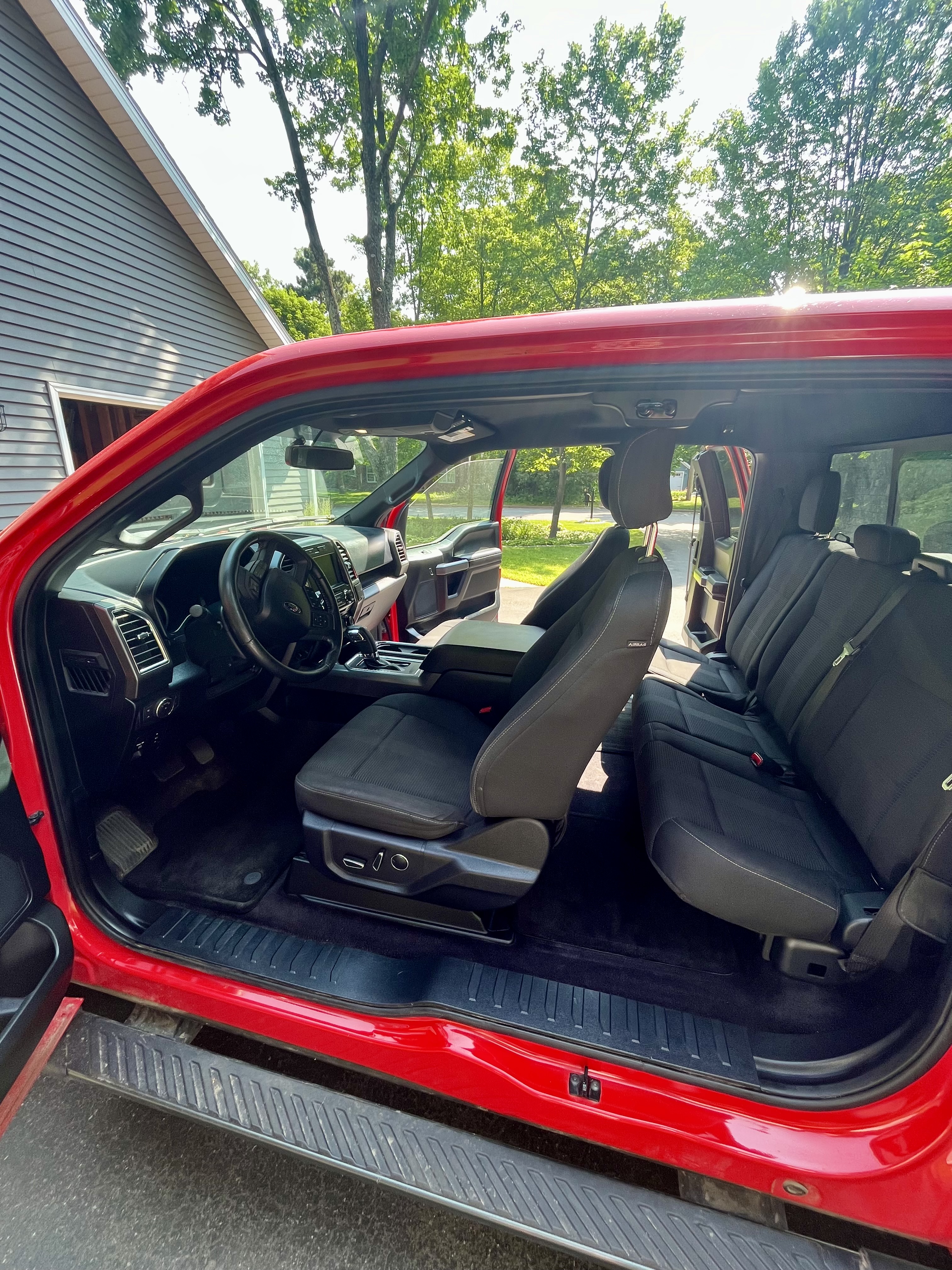 Detailed luxury car interior — best interior car detailing Eau Claire