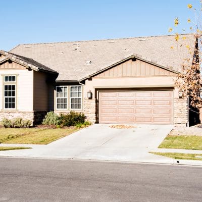 Newly built residential home