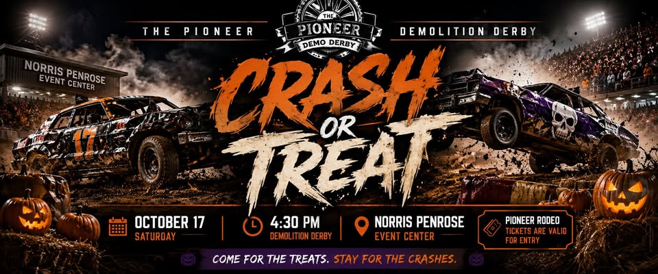 Crash or Treat - Pioneer Demolition Derby, October 17
