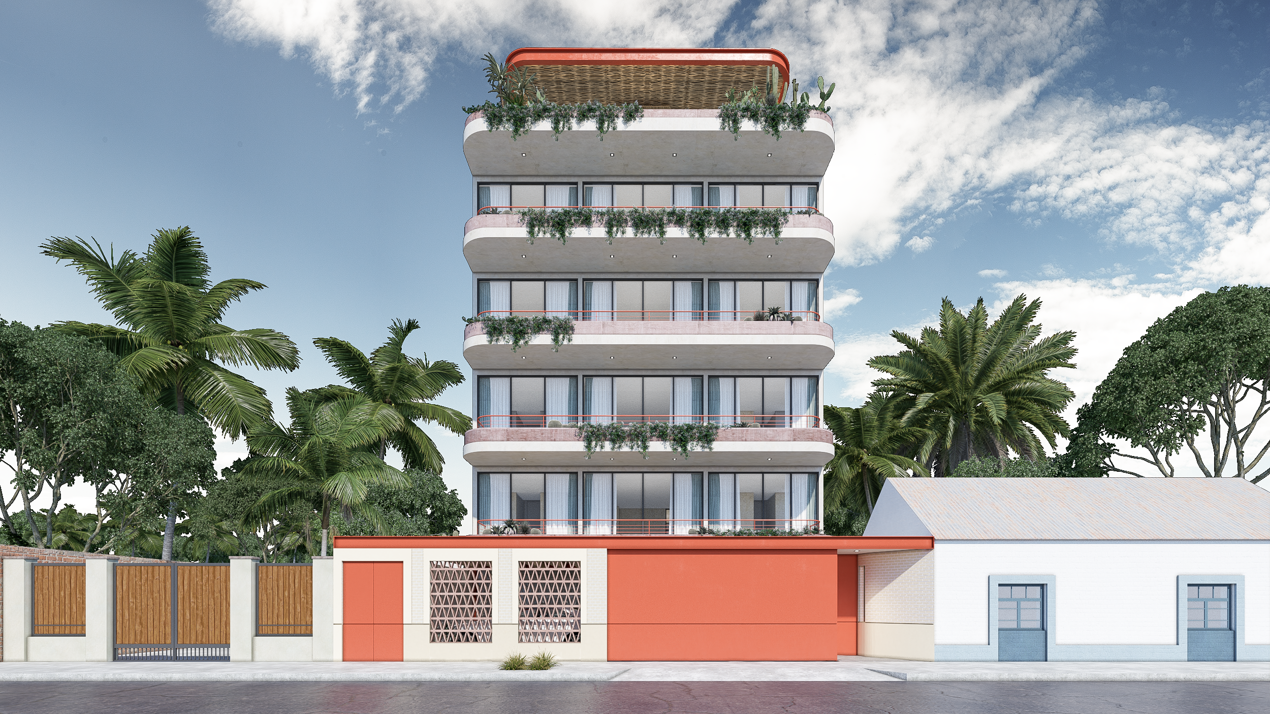 Torre Bivalvia render exterior